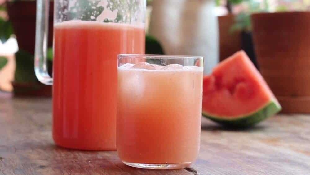 receta Jugo de sandía