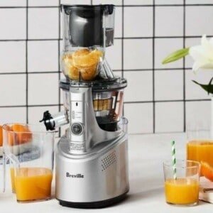 Breville BJS700SIL Big Squeeze Slow Juicer, Silver