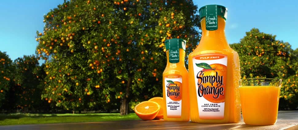 Jugo de naranja comercial
